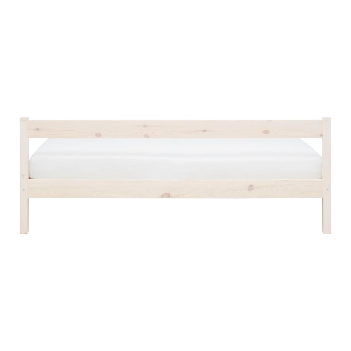 Bett Base 180 Weiß ca. 180x200 cm - Weiß, KONVENTIONELL, Holz (187/70/209cm) - Based