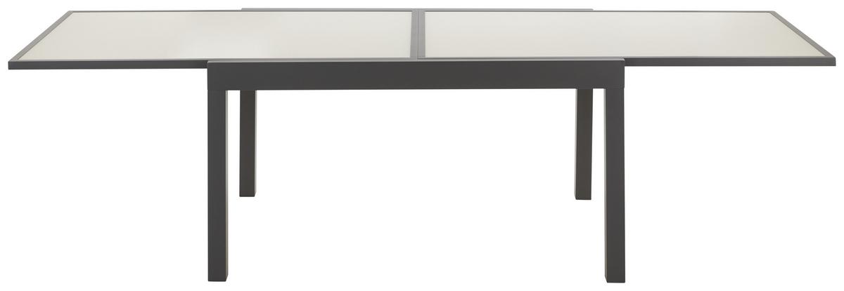 Masă extensibilă 135-270 cm Atlanta - antracit, Modern, sticlă/metal (135-270/75/90cm) - Mömax