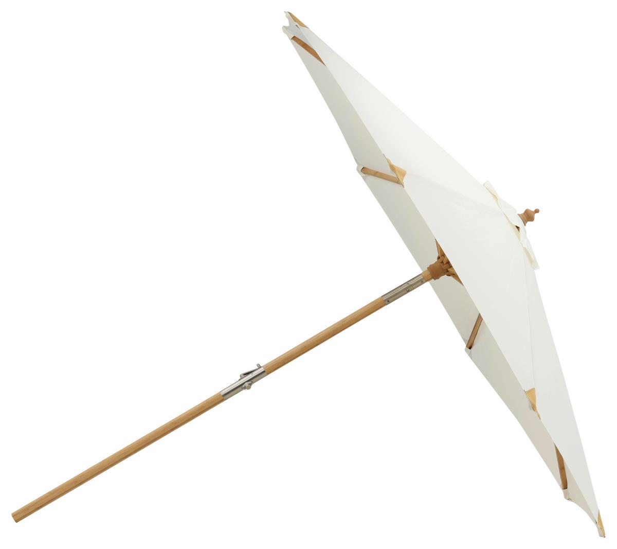 SONNENSCHIRM CEROX - Weiß, KONVENTIONELL (270/250cm) - Gardenson