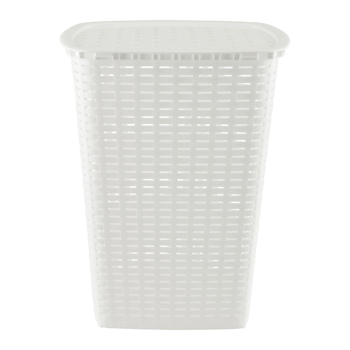 Coș de rufe clasic Anna - alb, Konventionell (45/60/34cm) - Mömax