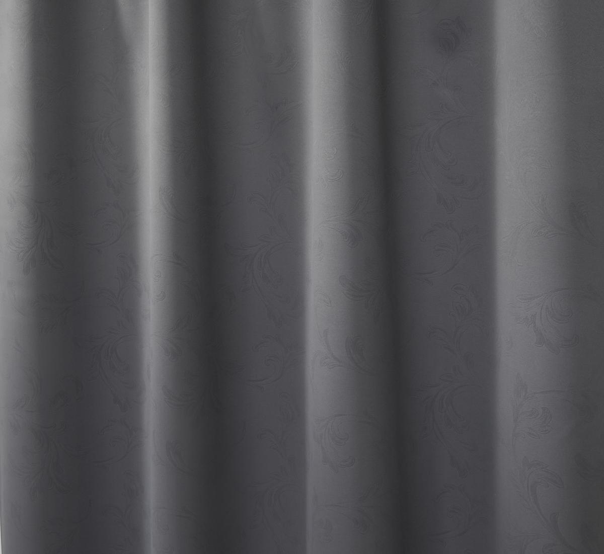 Zavjesa Za Zamračivanje Alva - antracit, Moderno, tekstil (140/245cm) - Premium Living