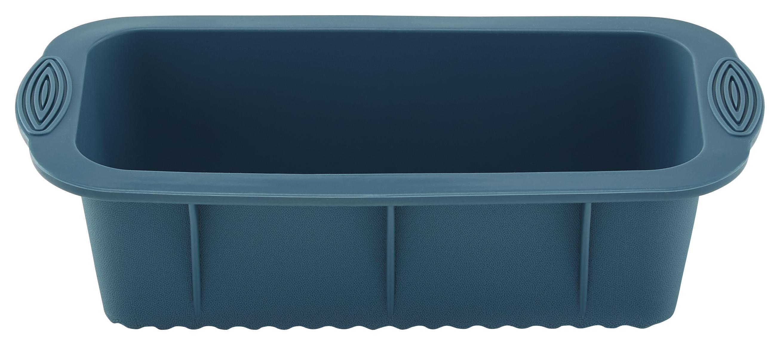 Backform Elina aus Silikon - Blau, MODERN, Kunststoff (25,5/13/7cm) - Mömax modern living