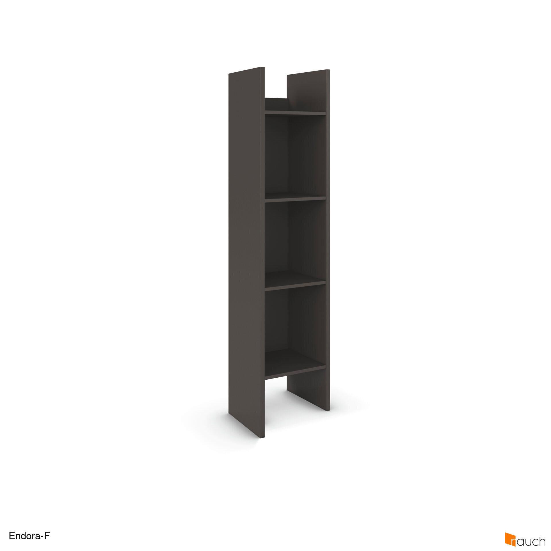 Regalni Element Endora, Barva Grafita - barve grafita, Konvencionalno, leseni material (40/162/34cm) - Xora