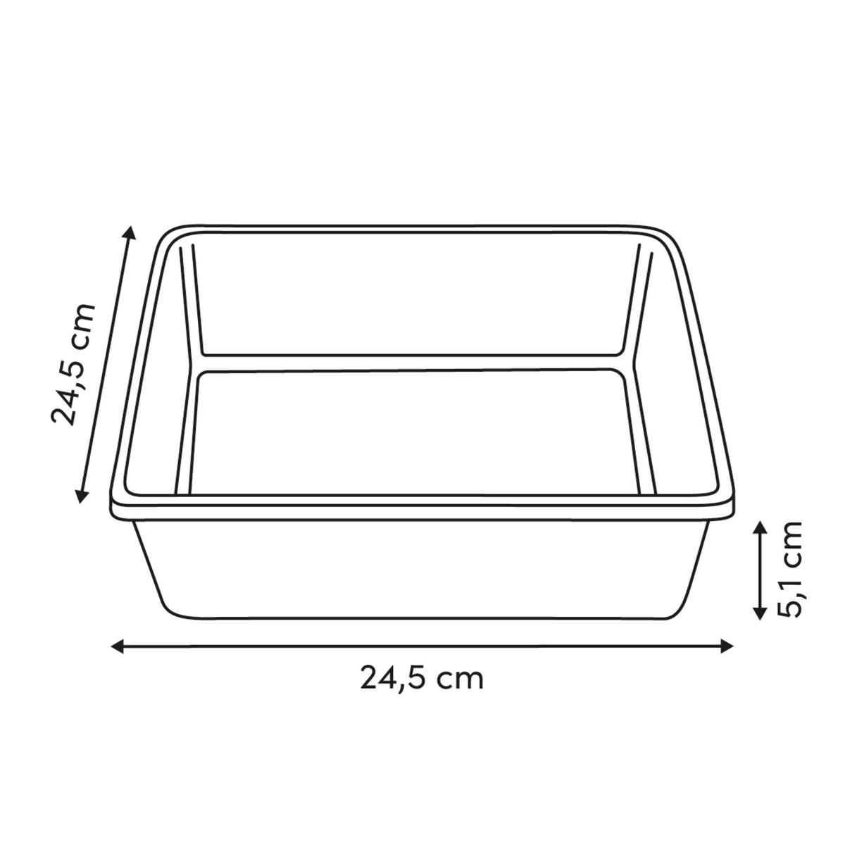 Kalup Za Pečenje Harmony - bež, Osnovno, metal (24,5/24,5/5,1cm)