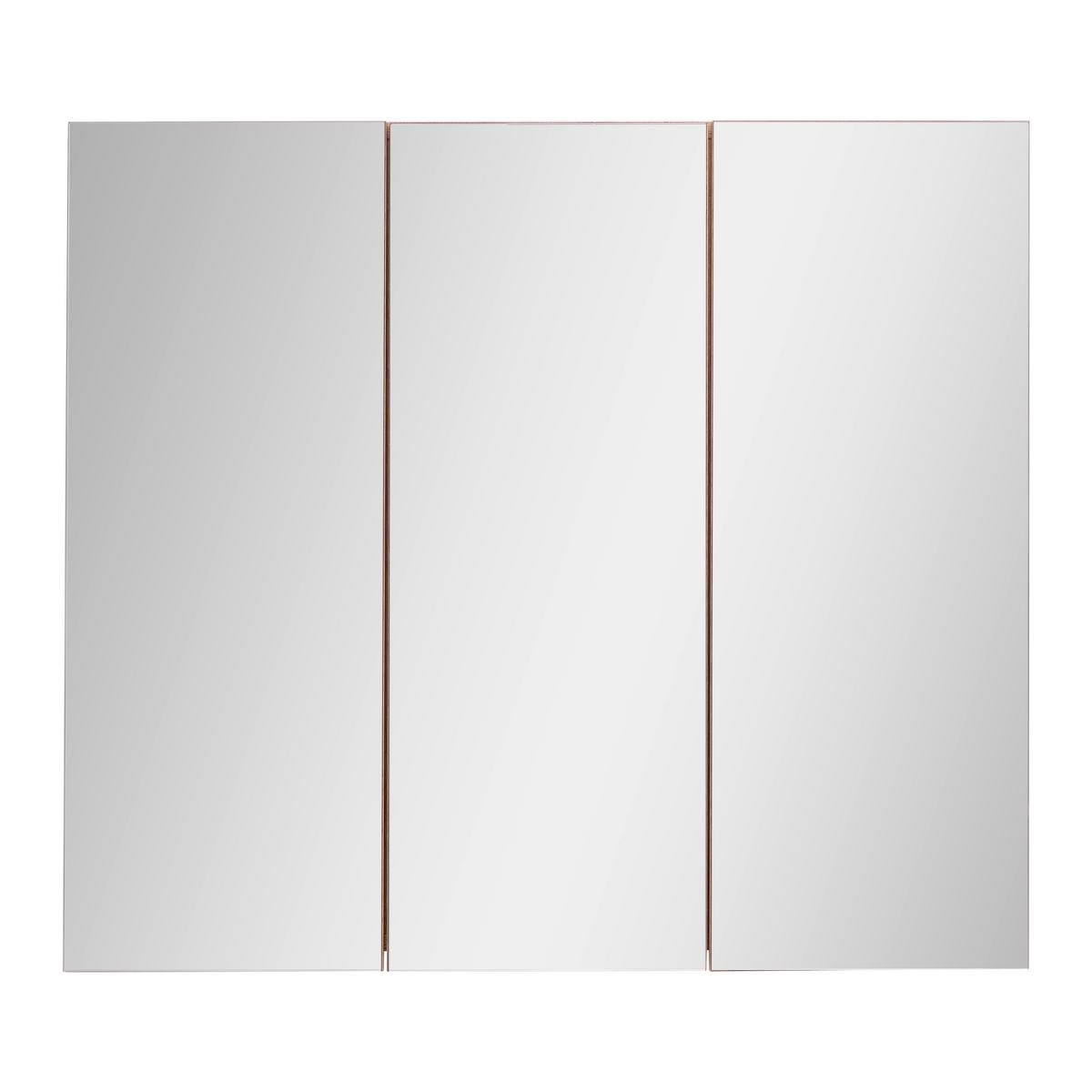 Omara Z Ogledalom Purebliss, Barva Hrasta - barve hrasta, Moderno, leseni material (90/80/20cm) - Mömax