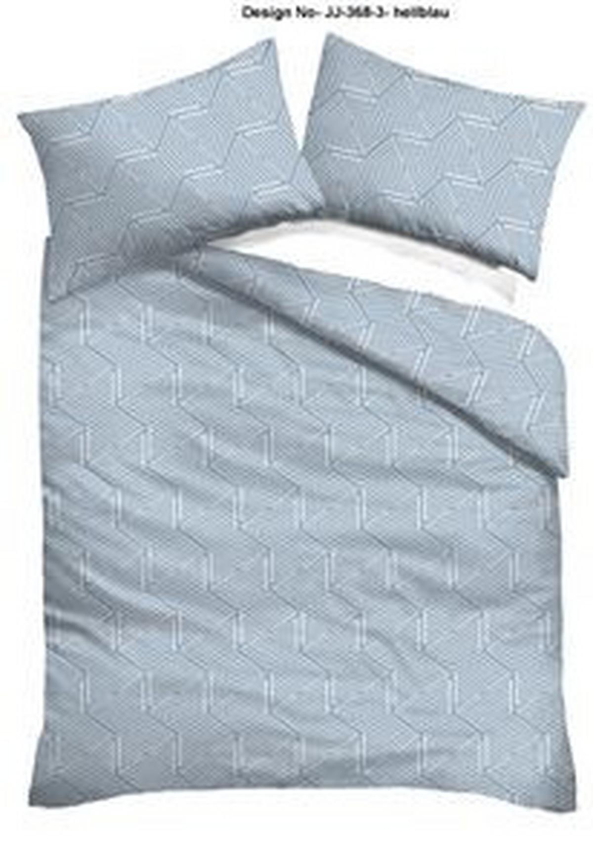 Posteljina Kai Xxl 200x200/2x60x80cm - svijetlo plava, Konvencionalno, tekstil (200/200cm) - Mömax