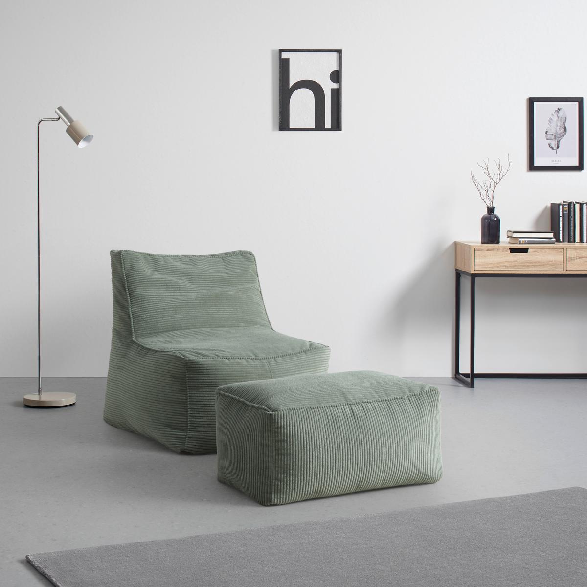 tabouret Grün - Hellgrün, Modern, Textil (80/38/50cm) - Mömax