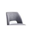 STOL ZOE - grå/svart, Lifestyle, metall/textil (51/82/57cm) - Mömax