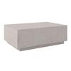 TABLE BASSE MARCEL - Beige, MODERN, matériau en bois (120/35/80cm) - Bessagi Home