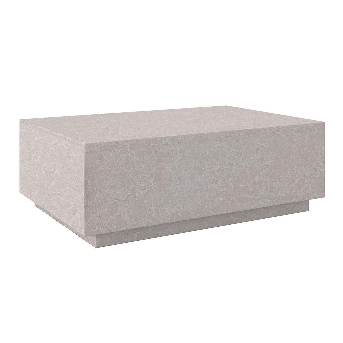 Măsuță de cafea MARCEL - bej, Modern, material pe bază de lemn (120/35/80cm) - Bessagi Home