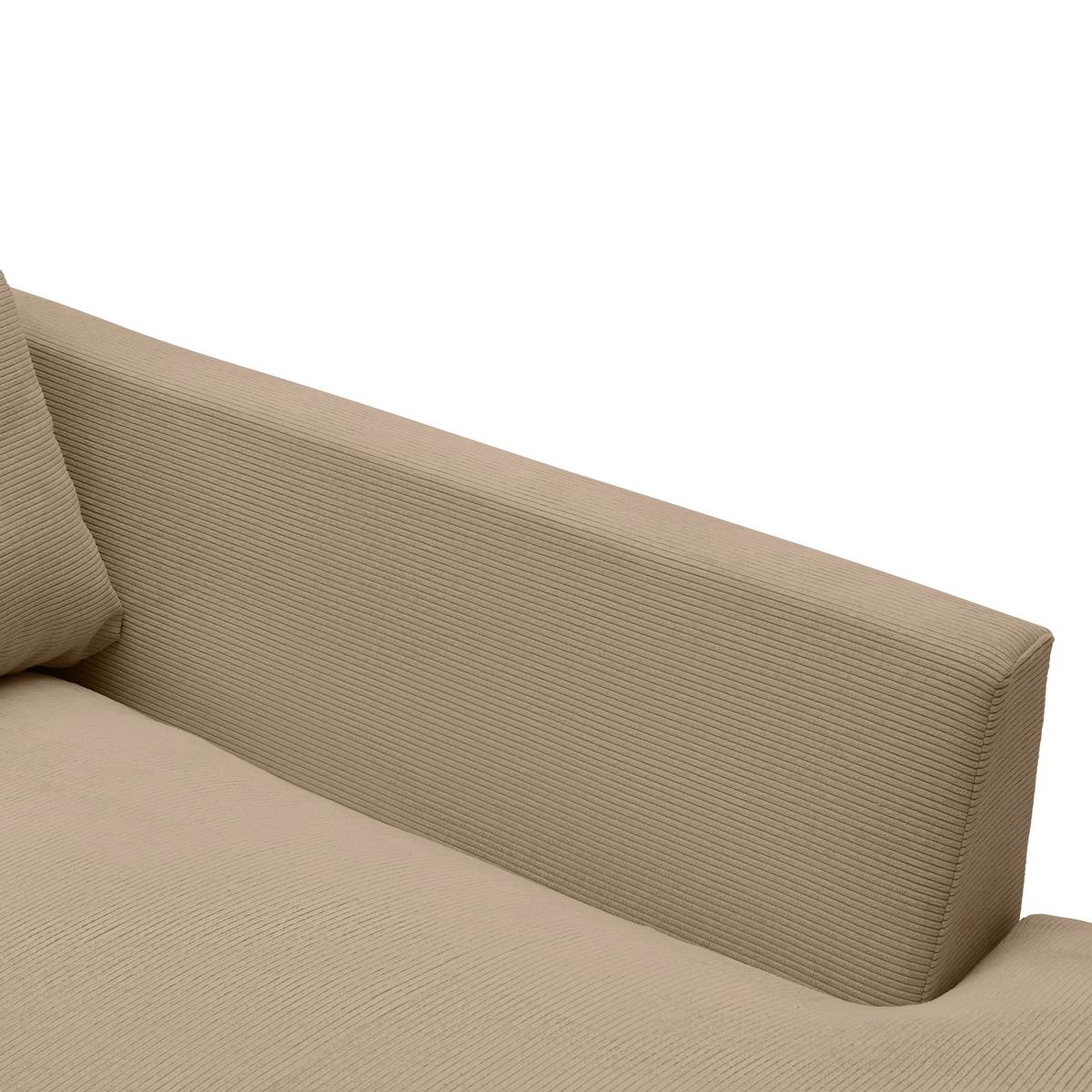 Kutna Garnitura Pedro - smeđa/crna, Moderno, tekstil/plastika (300/190cm) - Mömax