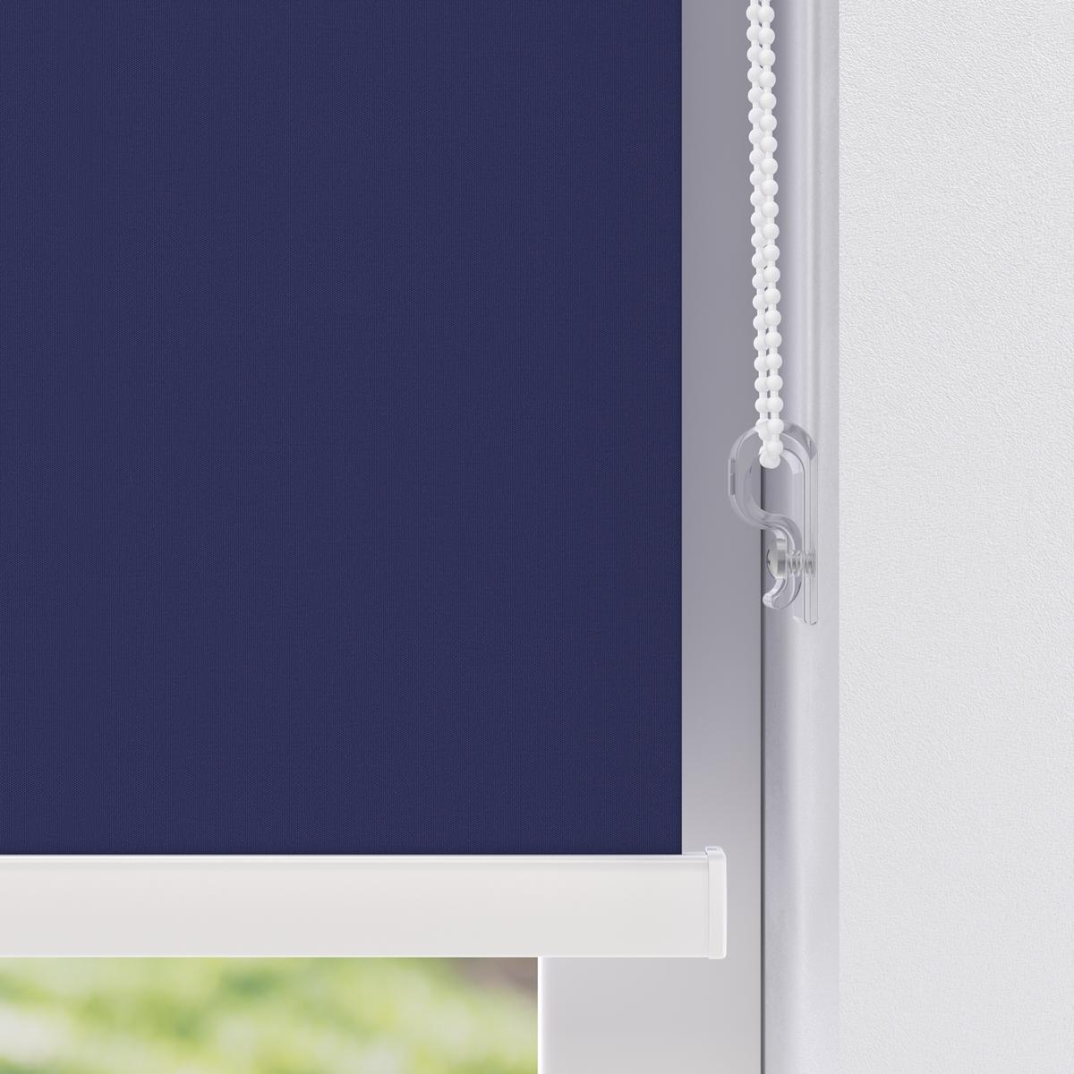 Verdunklungsrollo in Blau ca. 100x175cm - Blau, Basics, Textil (100/175cm) - MID.YOU