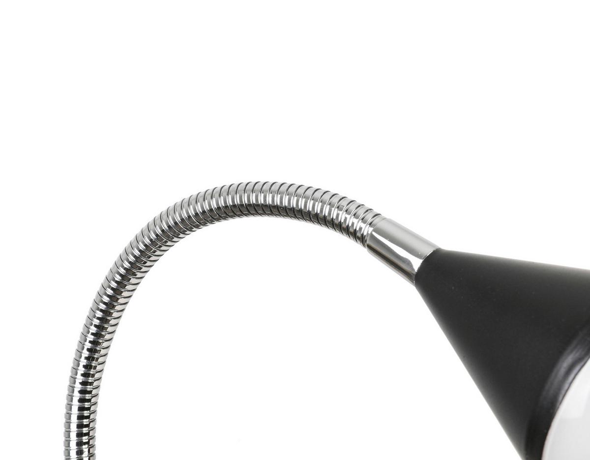 LAMPA ZACISKOWA LED FLEX *SBB* - czarny/przezroczysty, Basics, tworzywo sztuczne/metal (42/6/10cm) - Boxxx