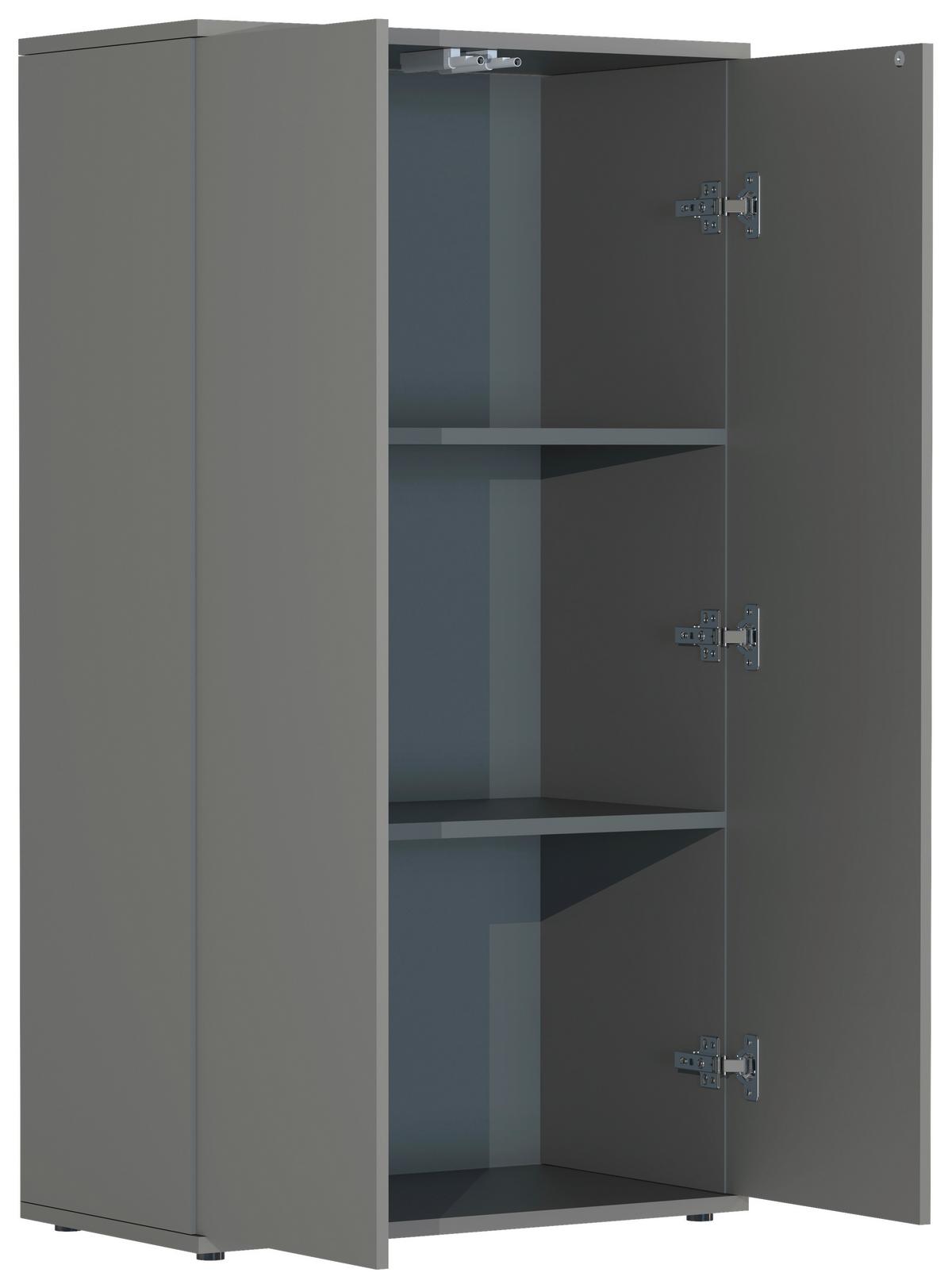 HIGHBOARD DALOSA - Grau, Design, Holzwerkstoff (60/108/32cm) - MID.YOU