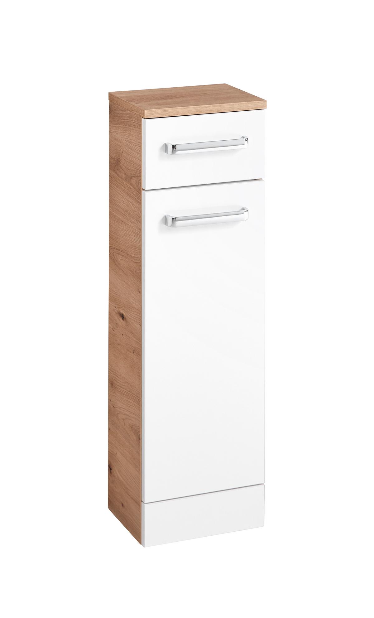 SZAFKA DOLNA XO 1200 - biały/dąb artisan, Konventionell, materiał drewnopochodny (25/82/20cm) - Xora