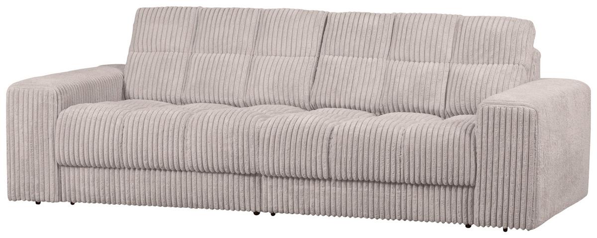 2-Sitzer-Sofa Second Date Naturfarben B: 226cm - Schwarz/Naturfarben, Design, Kunststoff/Textil (226/78/99cm) - Livetastic