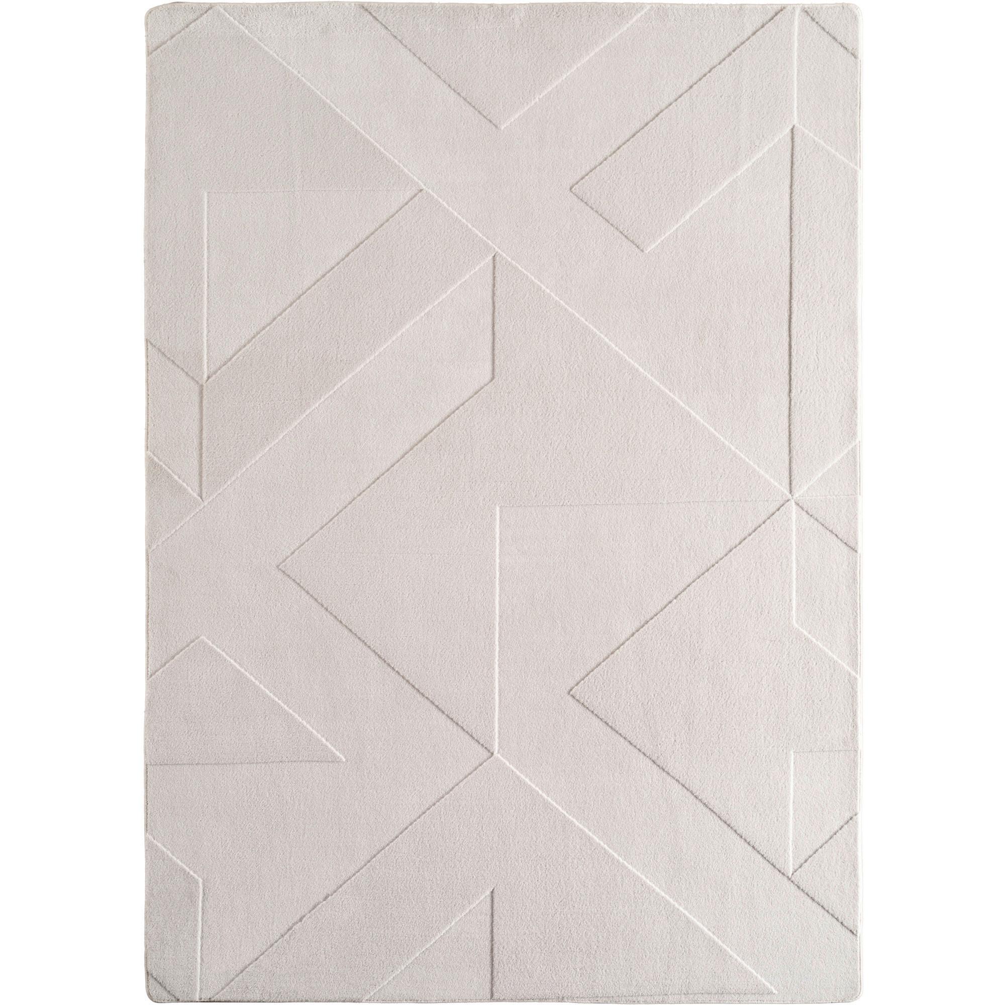 Ravno Rkana Preproga Pompei, Krem Barva, 160x230cm - krem barve, Konvencionalno, tekstil (160/230cm) - Novel