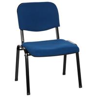 Konferenčni Stol Xt 600 Xl, Modra - modra/črna, Basics, kovina/tekstil (60/87/55cm) - MID.YOU