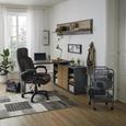 Eckschreibtisch in Anthrazit/Eichefarben - Eichefarben/Anthrazit, LIFESTYLE, Holzwerkstoff (140/74/120cm) - Premium Living Eckschreibtisch in Anthrazit/Eichefarben - Eichefarben/Anthrazit, LIFESTYLE, Holzwerkstoff (140/74/120cm) - Premium Living