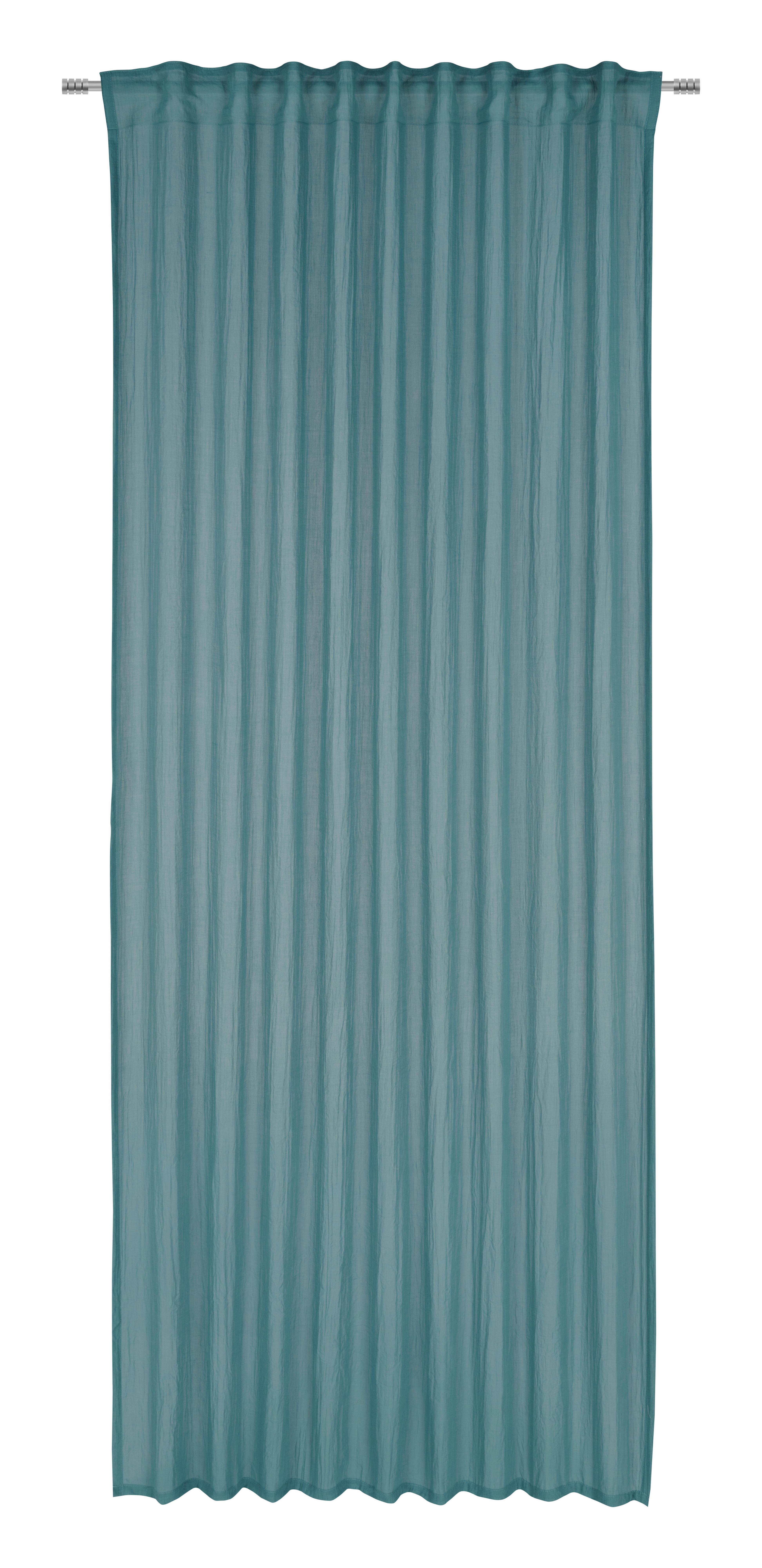 Končana Zavesa Ramona - svetlo modra, Moderno, tekstil (135/245cm) - Modern Living