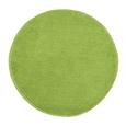 Badematte Rund ca. 50cm - Anthrazit/Rot, Textil (50cm) - MÖMAX modern living