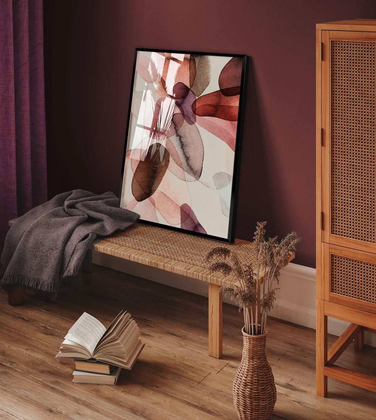 Bild Image in Braun/Grau ca. 30x40cm - Braun/Grau, Holzwerkstoff/Papier (30/40cm) - Modern Living