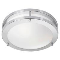 LED-Deckenleuchte Täby max. 9 Watt - Chromfarben/Weiß, Basics (25/25/8,5cm) - Markslöjd