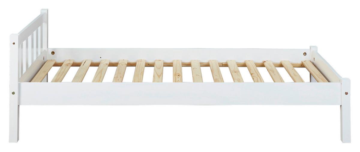 Bett Vilmar 90x200 Cm Weiss - Weiss, Basics, Holz (90/200cm) - MID.YOU