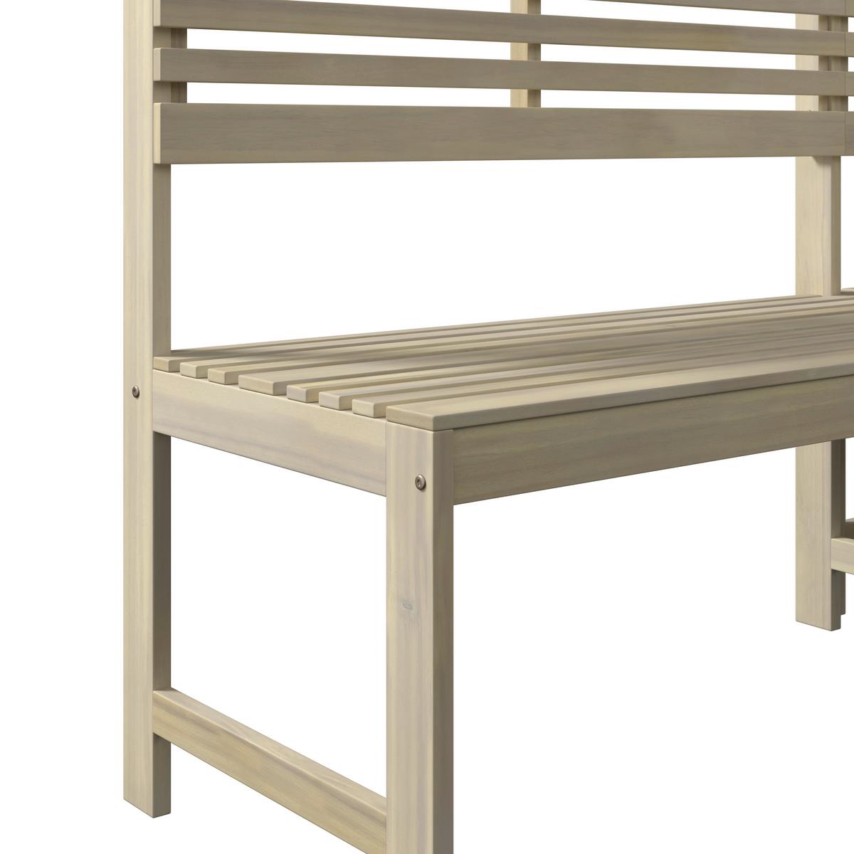 Gartenset Karo Akaziefarben, 3-teilig - Akaziefarben, Natur, Holz (46/99,5/75,5cm) - Mömax