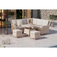 Vrtna Garnitura Alexandra - bež, Basics, staklo/metal