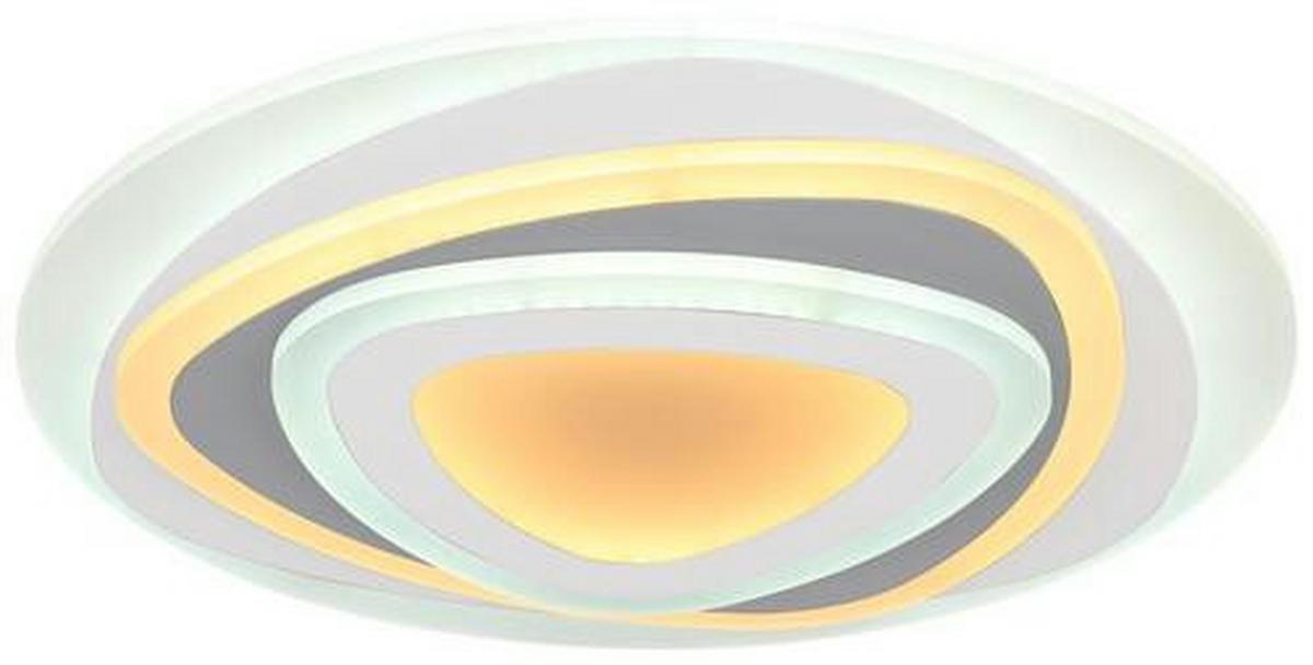 Led Mennyezeti Lámpa 48012-46 Sabatino - antracit/fehér, Design, műanyag/fém (50/6cm) - Globo