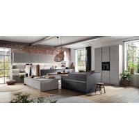 Bucătărie la comandă Stoneart - culoare lemn stejar/antracit, Modern, material pe bază de lemn - Nobilia