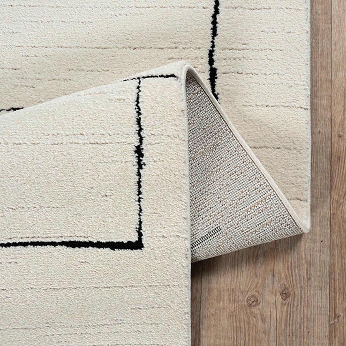 Webteppich Elio Creme ca. 80x150cm - Creme, Basics, Textil (80/150cm)