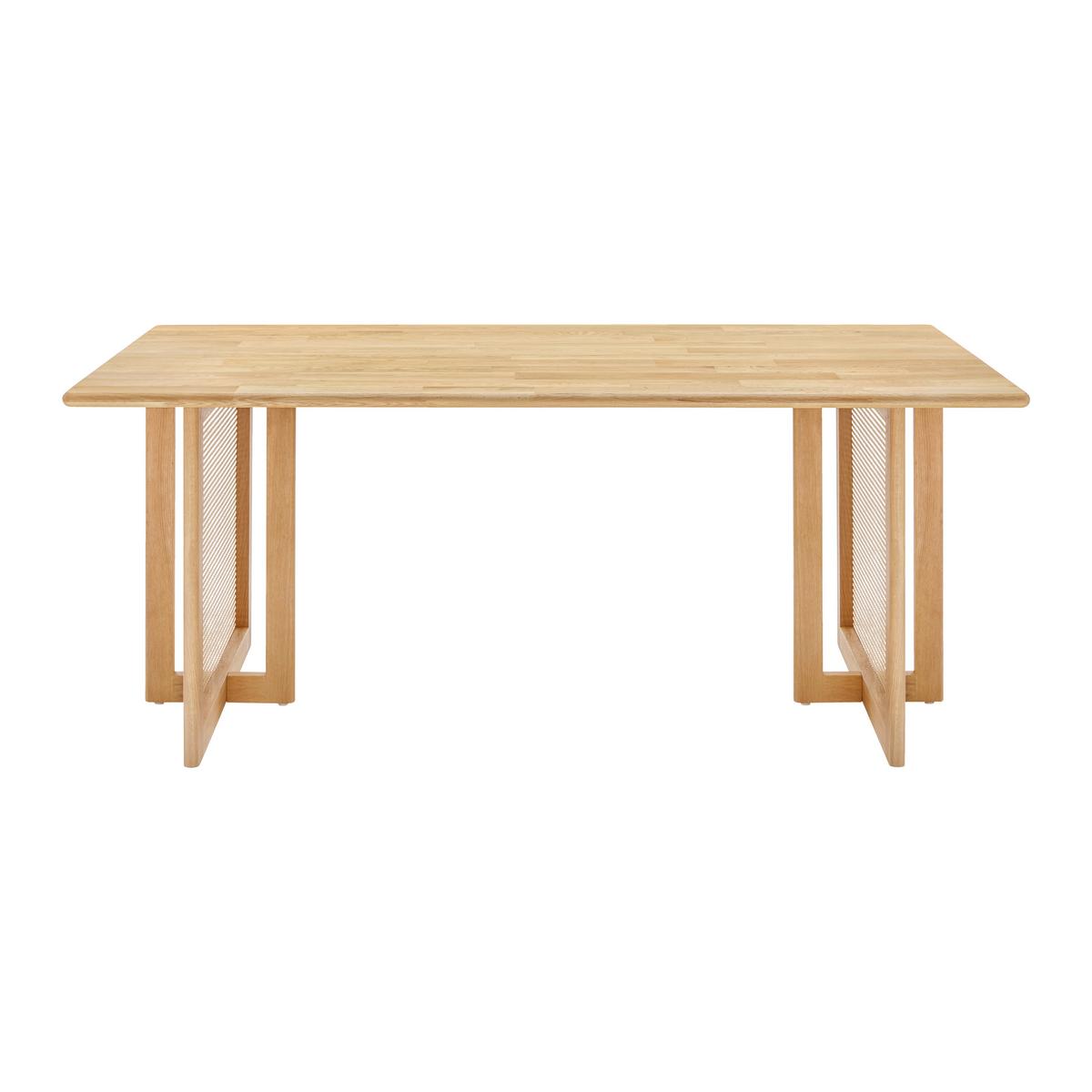 Esstisch Novara in Holz Esche massiv ca. 180x90x76 cm - Eschefarben, MODERN, Holz (180/90/76cm) - Bessagi Home