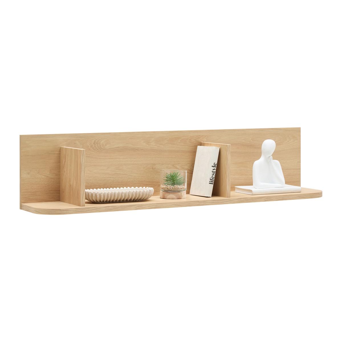Wandboard Lagos Eichefarben - Eichefarben, MODERN, Holzwerkstoff (120/27/23,4cm) - Premium Living