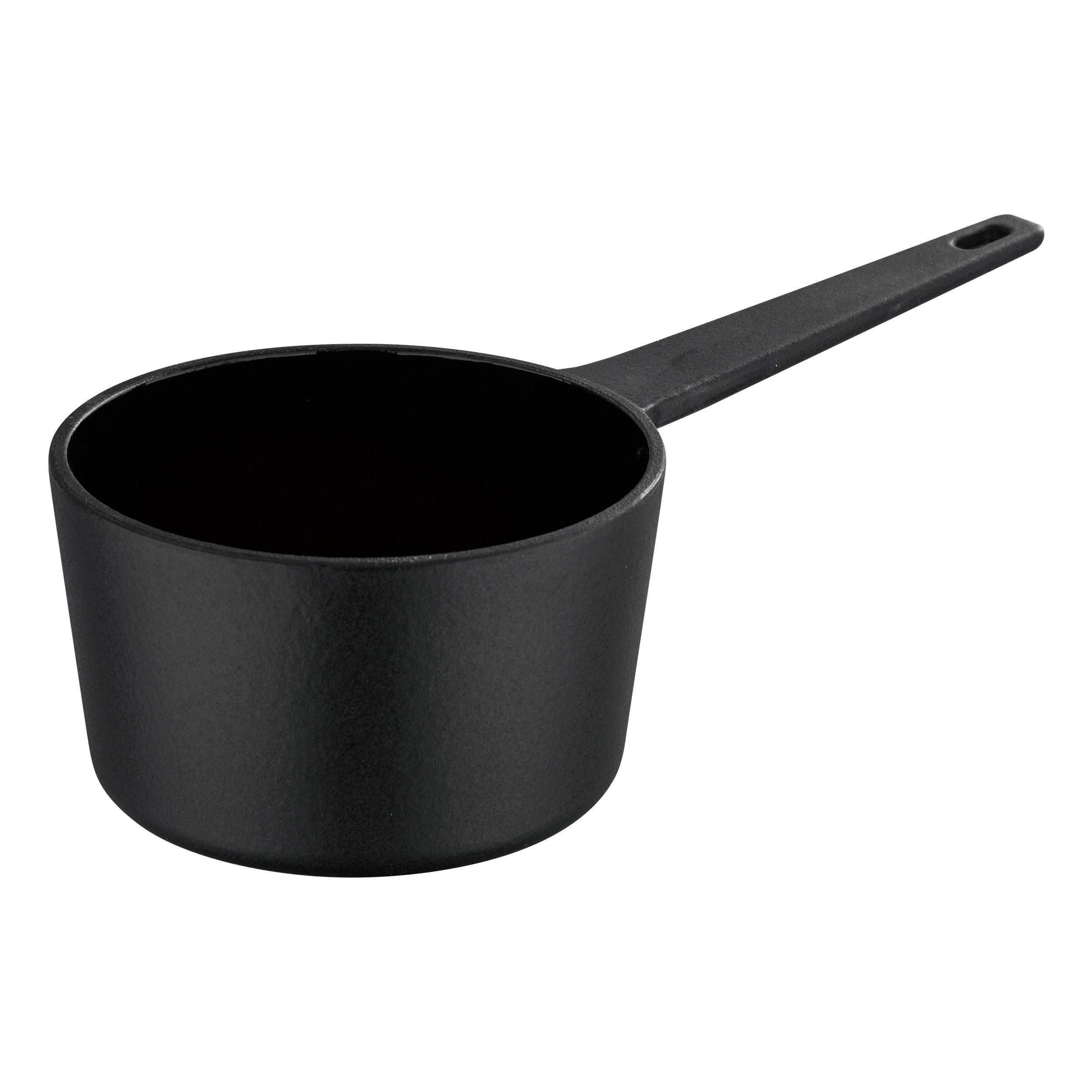 Šerpa 1,15l Irony - crna, Konvencionalno, metal (15/9cm) - Gourmesto