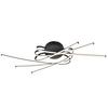 LED-TAKLAMPA STRAL - svart, Modern, metall/plast (65,5/31/14cm)