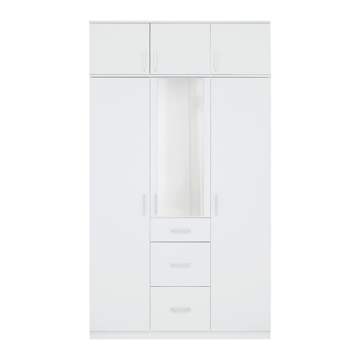 EXTENSIE DULAP LASSE - alb, Konventionell, lemn (135/40/55cm) - Modern Living