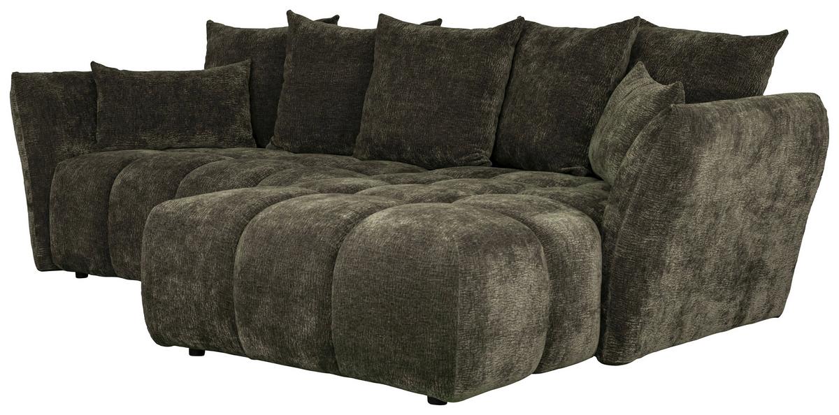 Kutna Garnitura Cammellio - zelena/crna, Moderno, tekstil (296/189cm) - Mömax