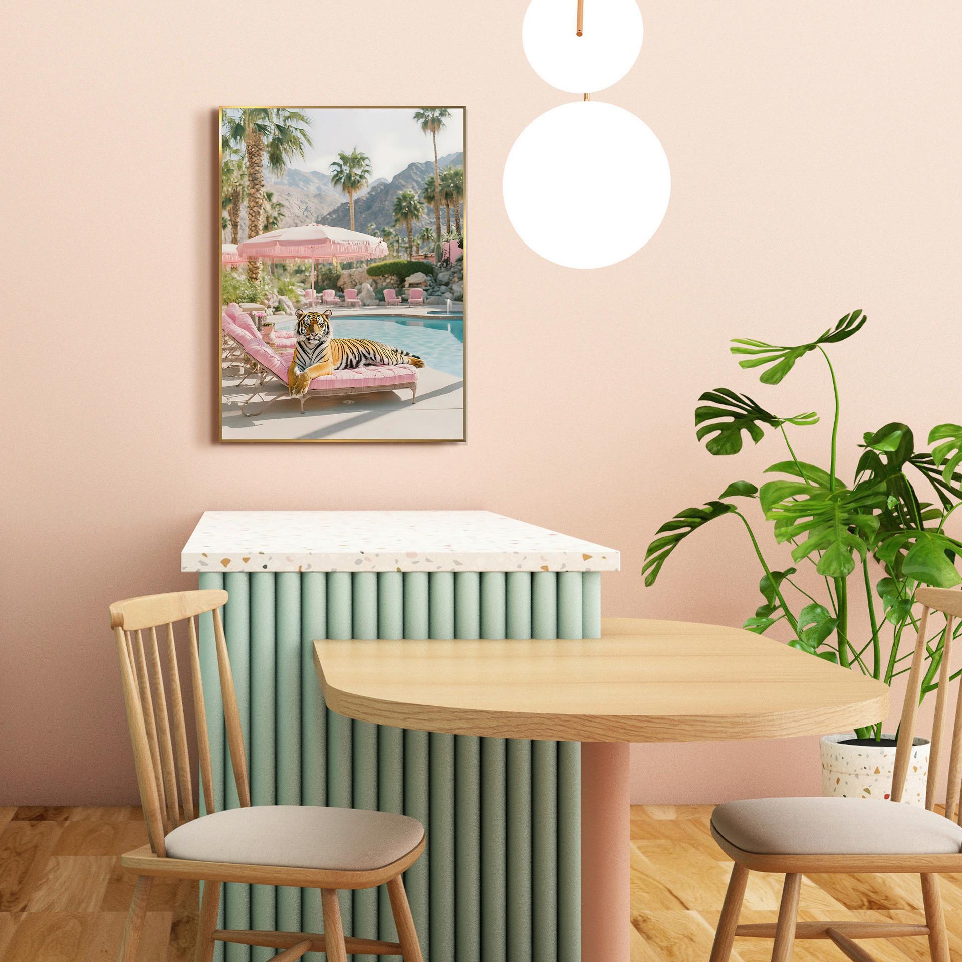 Kép Elena - többszínű/aranyszínű, Konventionell, faalapú anyag/papír (50/70cm) - Mömax