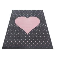 Otroška Preproga Bambi, Roza, Siva, 160x230cm - pink, Trend, tekstil (160/230cm) - Ben'n'jen