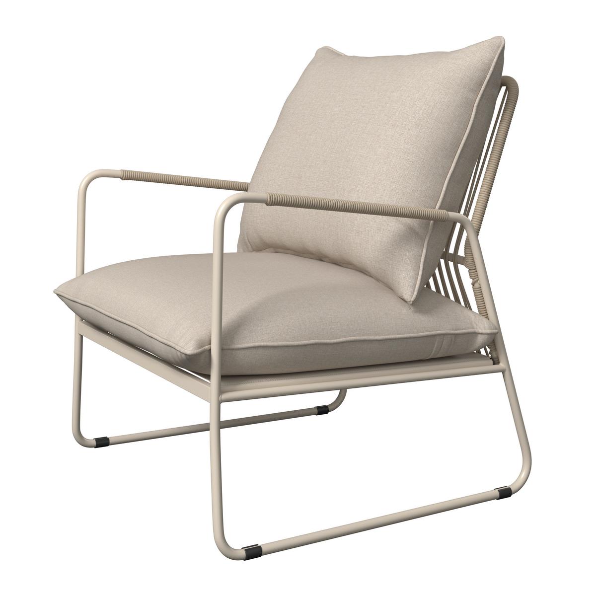 Balkonset Male Beige - Beige, MODERN, Kunststoff/Textil