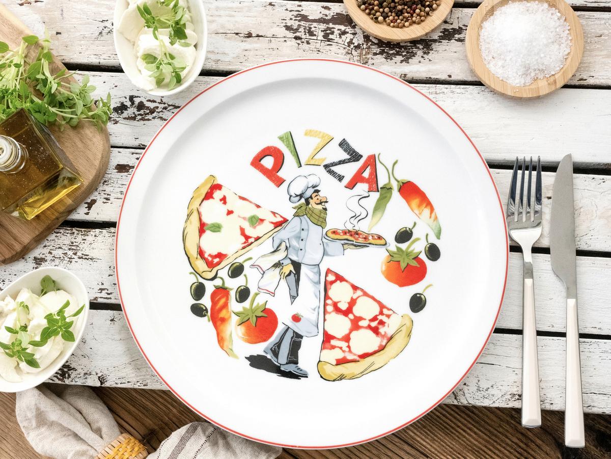 Set Krožnikov Za Pico Milano Luigi, 4-Delni - večbarvno, Basics, keramika (30cm) - Creatable