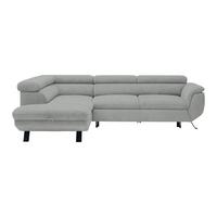 Kutna Garnitura Raven - svijetlo siva/crna, Moderno, tekstil/metal (198/257cm) - Modern Living