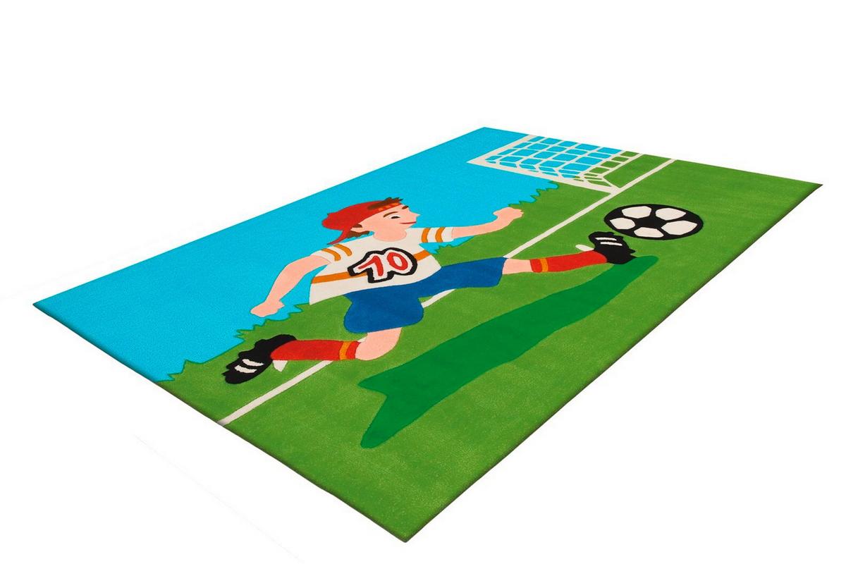 KINDERTEPPICH JOY 4090 MULTI FOOTB 110X160 - Multicolor, Basics, Textil (110/160cm) - Kayoom