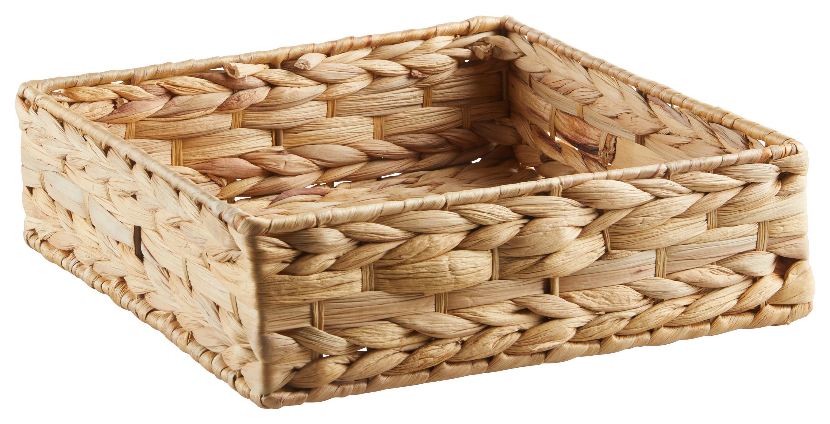 Košara Hondra I -Paz- - prirodne boje, Natur, prirodni materijali (30/30/9cm) - Modern Living