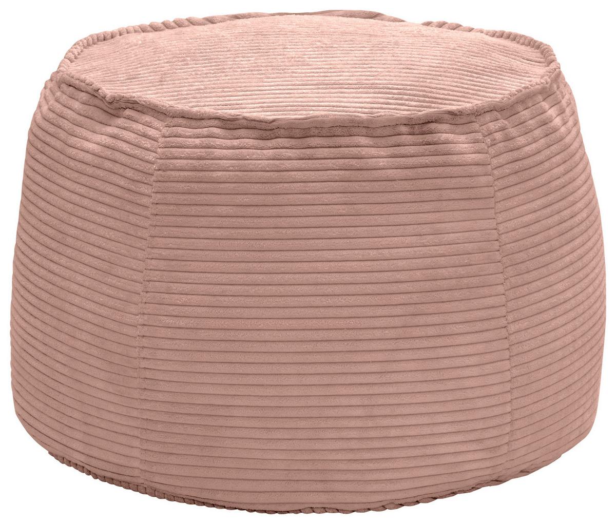Taburet LUCYLLA - roz, Modern, textil (60/60/38cm) - Mömax