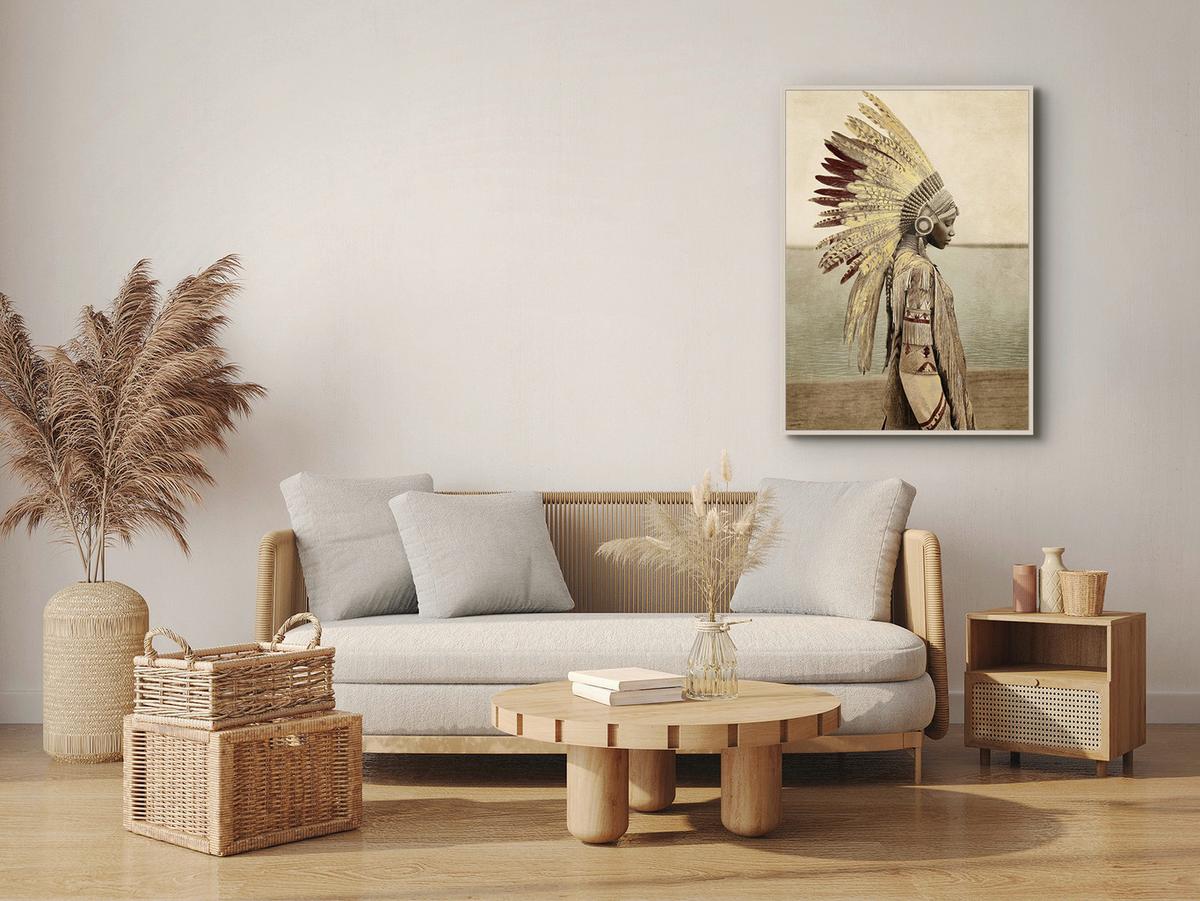 Slika Sa Ramom 60x90cm Denise Small - višebojna, tekstil/pločasti materijal (60/90cm) - Mömax