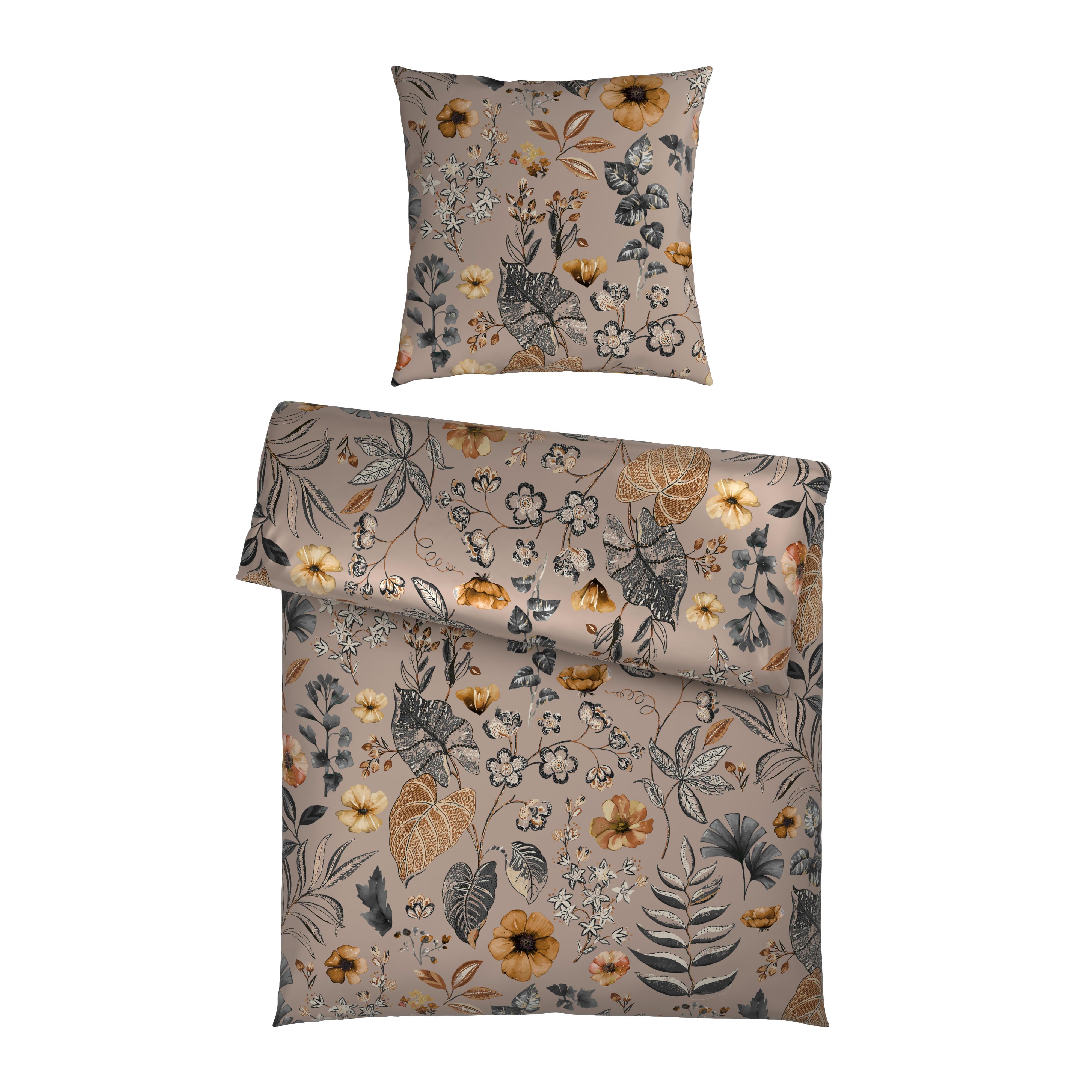 Bettwäsche Patlas XL Beige ca. 155x220cm - Beige, MODERN, Textil (155/220cm) - Mömax