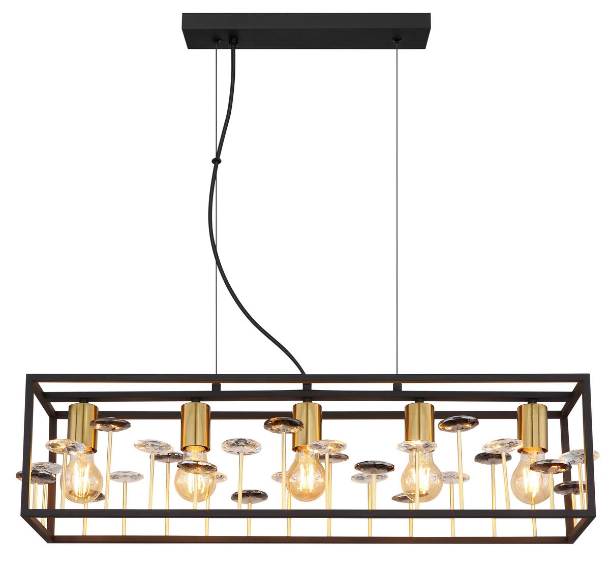 HÄNGELEUCHTE 15644H1 - Basics (77/18/120cm) - Globo